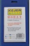 KEJEA Suport PP water proof snap type, pentru carduri, 55 x 85mm, vertical, 5 buc/set, KEJEA - transparent (KJ-T-787V)