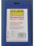 KEJEA Suport PP-PVC rigid, pentru ID carduri, 54 x 85mm, vertical, KEJEA -albastru (KJ-T-984V-BL) - ihtis