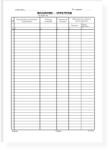  Registru inventar, A4, tipar fata, 100 file/carnet (TP019024)