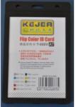 KEJEA Suport PP tip flip, pentru carduri, 74 x 105mm, orizontal, 5 buc/set, KEJEA - negru (KJ-T-666V) - ihtis