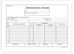  Dispozitie livrare, A5, tipar fata/verso, 100 file/carnet (TP019034)