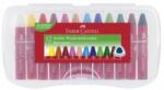 Faber-Castell Creioane cerate jumbo cutie plastic 12 culori/set FABER-CASTELL (FC120011)