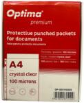 Optima Folie protectie pentru documente A4, 100 microni, 100 folii/cutie, Optima Premium - cristal (OP-503110000)