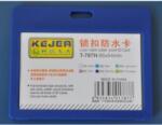 KEJEA Suport PP water proof snap type, pentru carduri, 85 x 55mm, orizontal, 5 buc/set, KEJEA - transparent (KJ-T-787H)