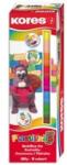 Kores Plastilina 10 culori/cutie, 200 g, KORES (KO34010)
