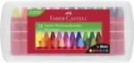 Faber-Castell Creioane cerate jumbo cutie plastic 24 culori/set FABER-CASTELL (FC120034)