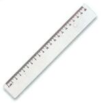 Deli Rigla 20 cm transparenta DELI (DLEG00212)