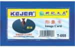 KEJEA Ecuson dreptunghiular din plastic, pentru nume, 65 x 32mm, KEJEA - transparent (KJ-T-055) - ihtis