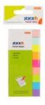 STICKN Stick index hartie color 50 x 12 mm, 9 x 50 file/set, Stick"n - 9 culori neon (HO-21689)