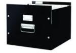 LEITZ Cutie depozitare LEITZ WOW Click & Store, pentru 15 dosare suspendabile, carton laminat, negru (L-60460095) - ihtis