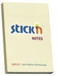 Stick'n Notes autoadeziv 76 x 51 mm, 100 file, Stick'n - galben pastel (HO-21006)