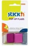 STICKN Film index autoadeziv 45 x 25mm, 50 file/set, cu dispenser, Stick"n Pop-up - mov (HO-26014)