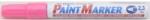 ARTLINE Marker cu vopsea ARTLINE 400XF, corp metalic, varf rotund 2.3mm - roz (EK-400XF-PK) - ihtis