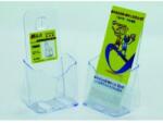 KEJEA Display plastic pentru brosuri, de birou/perete, 1 x 1/3A4, KEJEA - transparent (KJ-K-150) - ihtis