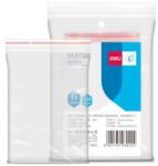 DELI Pungi cu inchidere zip 95 x 70mm 100buc/set, DELI (DL3022)