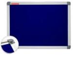 MEMO BE Panou textil 100 x 150 cm albastru rama aluminiu MEMOBOARDS (TFN1510ALC)