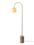IT'S ABOUT ROMI Lampa podea din travertin si sticla sand Tivoli (TIVF030SA)
