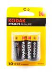 Kodak Baterie alcalina 1.5V C R14 2 buc/blister, KODAK XTRALIFE (30952041) Baterii de unica folosinta
