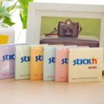 Stick'n Notes autoadeziv 76 x 76 mm, 100 file, Stick'n - culori pastel (HO-21XXX)