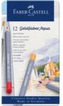 Faber-Castell Creioane colorate Aquarelle 12 culori Goldfaber cutie metal Faber-Castell (FC114612)