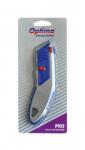 Optima Cutter Optima Pro, lama trapezoidala + 5 rezerve SK5, cu auto-incarcare, zinc cu rubber grip (OP-380009061)