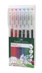 Faber-Castell Set 6 buc pix cu gel 0.7mm Fast gel FABER-CASTELL (FC640908)
