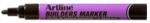 ARTLINE Marker ARTLINE, pentru constructori, corp plastic, varf rotund 2.3mm - negru (EKPR-BDM-BK) - ihtis