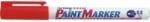 ARTLINE Marker cu vopsea ARTLINE 444XF, corp metalic, varf rotund 0.8mm - rosu (EK-444XF-RE) - ihtis