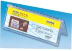KEJEA Display nume pentru birou, din plastic, forma A, 72 x 200mm, KEJEA - transparent (KJ-K-033) - ihtis
