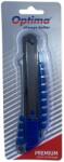 Optima Cutter Optima Premium, lama 18mm SK5, sina metalica, aluminiu cu rubber grip (OP-380008677A) - ihtis