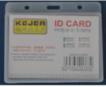 KEJEA Suport PP water proof, pentru carduri, 105 x 74mm, orizontal, 5 buc/set, KEJEA - transparent (KJ-T-767H) - ihtis