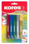 Kores Lipici lichid GLITTER 5 culori x 10.5ml KORES (KO75000)