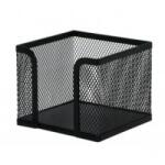 Q-CONNECT Suport metalic Mesh, pentru cub notite, Q-Connect - negru (KF00878)