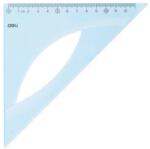 Deli Echer 12 cm 45 grade albastru transparent, DELI (DLEH14)