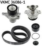 SKF Pompa apa + Set curea transmisie cu caneluri SKF VKMC 36086-1 (VKMC 36086-1)