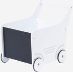 Childhome Carucior cu spatiu depozitare si tabla de scris Childhome Alb