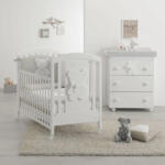 Azzurra Design Patut Bebe Azzurra Funky 0 - 5 Ani Bianco