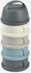 Beaba Recipient Lapte Praf 4 Compartimente Beaba +0 luni Mineral Grey/Blue