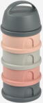 Beaba Recipient Lapte Praf 4 Compartimente Beaba +0 luni Mineral Grey/Pink
