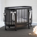 Raffaello Design Patut Bebe Raffaello Design Oval Evolutiv Giulia Nero