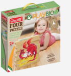 Quercetti Four Puzzle Animale Fantastice Bio +2 Ani Puzzle