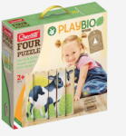 Quercetti Four Puzzle Animale Ferma Bio +2 Ani Puzzle