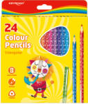 Keyroad Színes ceruza készlet háromszögletű 24 db/bliszter Keyroad vegyes színek (KR971277)