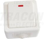 TRACON Buton pentru sonerie PT, cu lumina de semnalizare TR-PH07L 10AX/250VAC, IP54, (N101) (TR-PH07L)