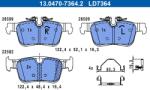 ATE Set placute frana ATE 13.0470-7364.2 (13.0470-7364.2)