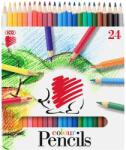 ICO Színes ceruza készlet, hatszögletű, ICO "Süni", 24 különböző szín (7140083002)