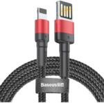 Baseus Cablu Date si Incarcare Baseus USB-A - Lightning Cafule 18W 1m Rosu - itgalaxy - 23,99 RON