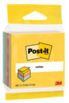 3M POST-IT Öntapadó jegyzettömb, 51x51 mm, 400 lap, bliszteres, , ultra színek (LP2012MUC) (LP2012MUC)