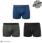Sensor Szenzoros MERINO AIR boxernadrág, 3 db, fekete/sötétkék/olíva (XXL)
