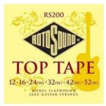 Rotosound RS200 Elektromos gitár húrkészlet, Monel Flatwood köszörült, 12 16 24 32 42 52 (RS200)